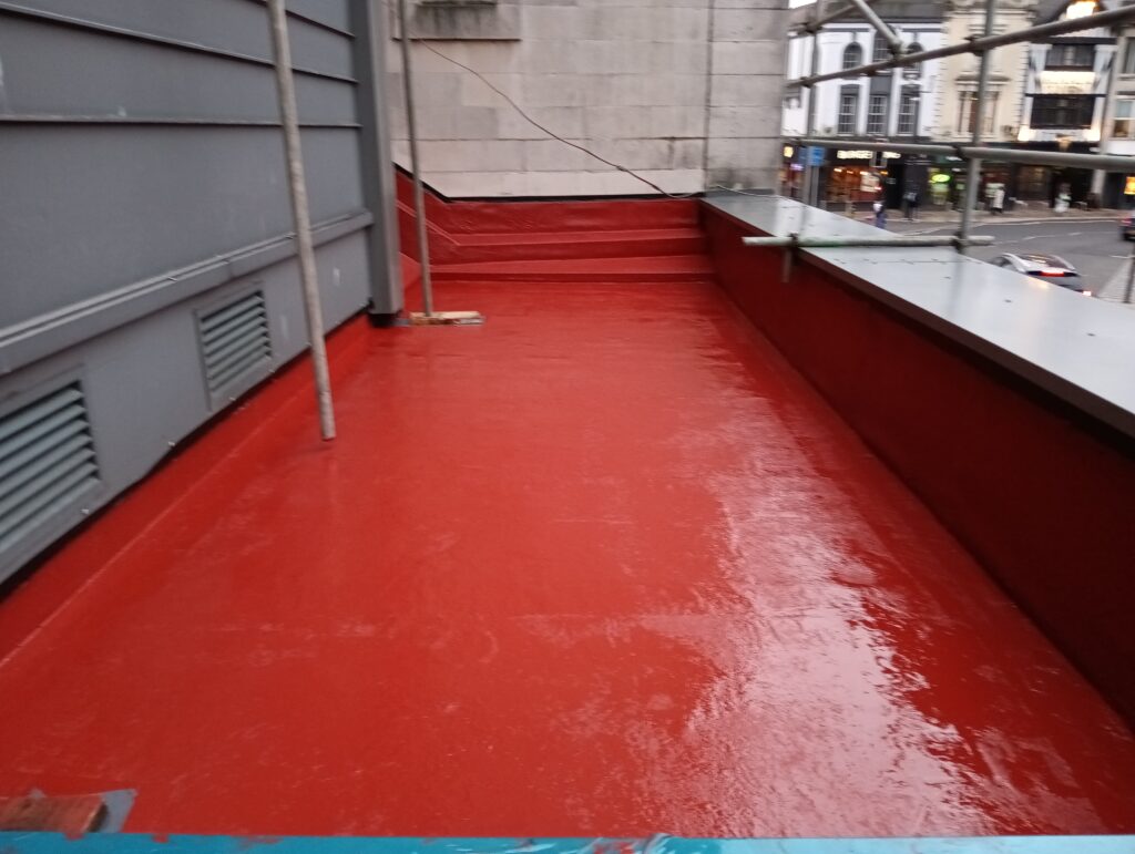 Commercial flat roof refurbishment by Storm Coatings