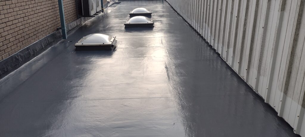 Commercial flat roof refurbishment by Storm Coatings