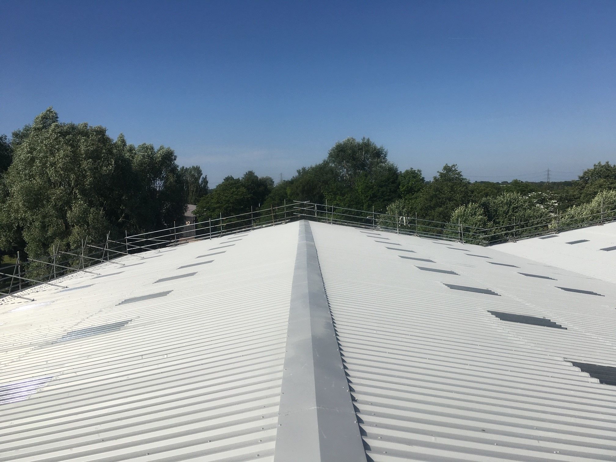 Metal roof cladding coating by Storm Coatings