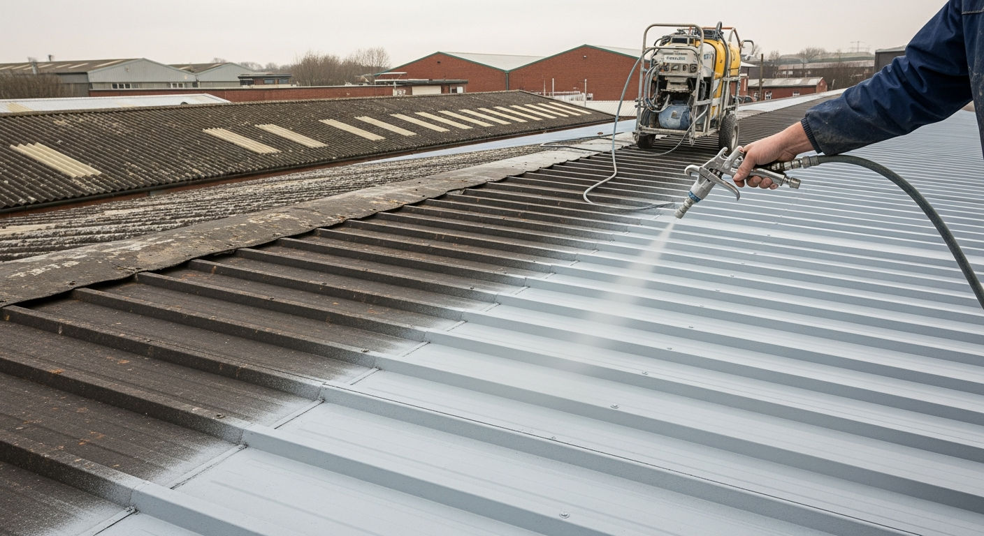 Commercial and industrial roof coating by Storm Coatings