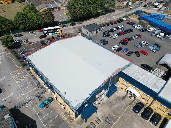 Storm Coatings roof refurbishment project