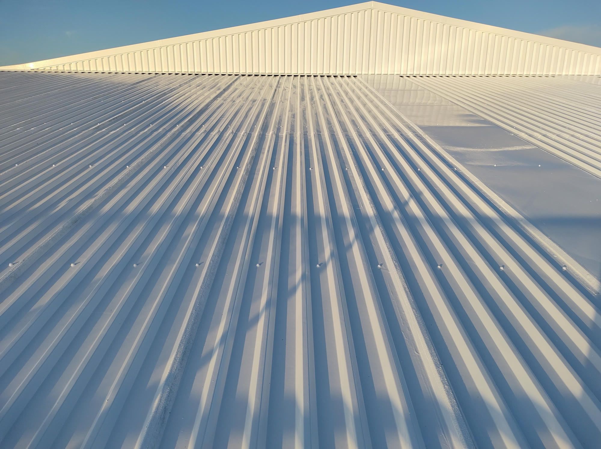 Metal roof cladding coating by Storm Coatings